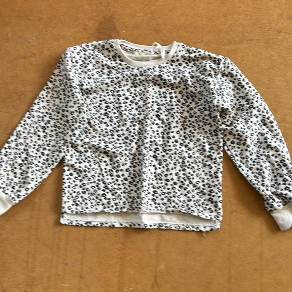 Girls pink & black Nessica Simpson high low sweat shirt Sz 7/8 - Picture 5 of 12